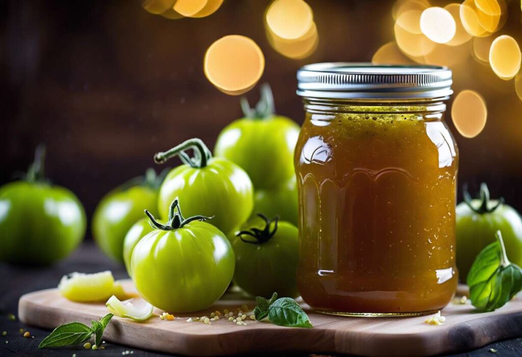 confiture de tomates vertes